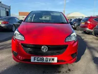 Used Vauxhall Corsa Edition 150 HP (110 kW) 2018 Red Hatchback