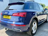Used Audi Q5 S-Line 190 HP (139 kW) 2019 Blue SUV