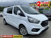 Used Ford Transit Custom Limited 130 HP (95 kW) 2023 White Van