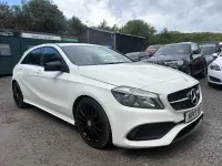 Used Mercedes A160 AMG line 2017 White Hatchback