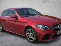 Used Mercedes C300 AMG line 245 HP (180 kW) 2019 Red Sedan