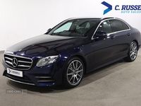 Used Mercedes E200 AMG line 184 HP (135 kW) 2020 Blue Sedan