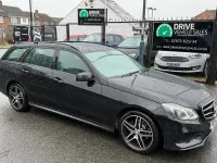 Used Mercedes E220 AMG 177 HP (130 kW) 2015 Black Estate