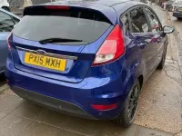 Used Ford Fiesta Titanium 125 HP (91 kW) 2015 Blue Hatchback