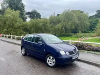 Used VW Polo SE 75 HP (55 kW) 2003 Blue Hatchback