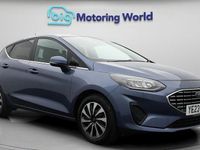 Used Ford Fiesta Titanium 101 HP (74 kW) 2022 Blue Hatchback