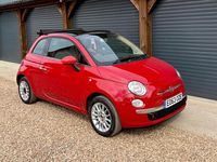 Used Fiat 500 Lounge 69 HP (50 kW) 2013 Red Cabriolet