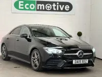 Used Mercedes CLA220 AMG Line Premium 190 HP (139 kW) 2019 Black Coupe
