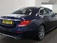 Used Mercedes E350 AMG line 2020 Blue Sedan