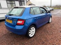Used Skoda Fabia SE 90 HP (66 kW) 2015 Blue Hatchback
