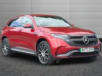 Used Mercedes EQC400 AMG line 300 kW (408 HP) 2023 Red SUV