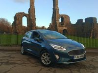 Used Ford Fiesta Zetec 100 HP (73 kW) 2018 Blue Hatchback