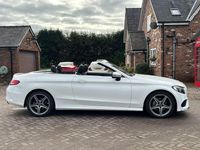 Used Mercedes C200 AMG line 2017 White Cabriolet