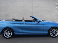 Usado BMW 218 Comfort Edition 150 HP (110 kW) 2019 Azul Cabrios