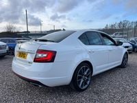 Used Skoda Octavia vRS 245 HP (180 kW) 2019 White Hatchback