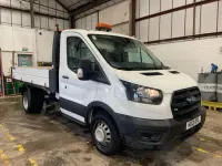 Used Ford Transit 130 HP (95 kW) 2021 White Cabriolet