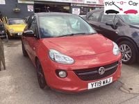 Used Vauxhall Adam 69 HP (50 kW) 2019 Red Hatchback