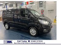 Used Ford Transit Custom Limited 130 HP (95 kW) 2021 Black Van