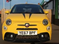 Used Abarth 595 145 HP (106 kW) 2017 Yellow Hatchback
