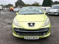 Used Peugeot 207 CC GT 120 HP (88 kW) 2007 Yellow Cabriolet