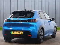 Second-hand Peugeot e-208 Premium 98 kW (134 CP) 2021 Albastru Hatchback