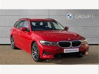 Used BMW 320 Sport Line 184 HP (135 kW) 2020 Red Estate