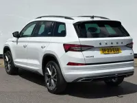 Used Skoda Kodiaq SportLine 196 HP (144 kW) 2023 Moon white metallic SUV