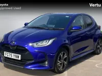 Used Toyota Yaris Design 116 HP (85 kW) 2025 Juniper blue (metallic paint) Hatchback