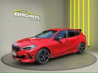 Used BMW M135 M Sport 301 HP (221 kW) 2021 Red Hatchback