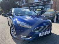Used Ford Focus Titanium 125 HP (91 kW) 2016 Blue Hatchback