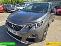used Peugeot 5008 1.6 PURETECH S/S GT LINE 5d 179 BHP IN GREY WITH 50,105 MILES AND A FULL SE