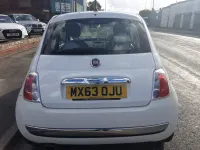 Used Fiat 500 Lounge 69 HP (50 kW) 2013 White Hatchback