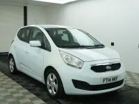 Used Kia Venga 125 HP (91 kW) 2014 White Hatchback