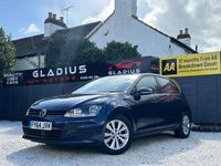 Used VW Golf VII SE 105 HP (77 kW) 2014 Blue Hatchback