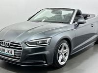 Begagnad Audi A5 Cabriolet S-Line 190 HK (139 kW) 2018 Grå Cab