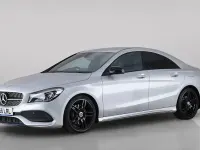 Used Mercedes CLA220 AMG line 177 HP (130 kW) 2017 Silver Coupe