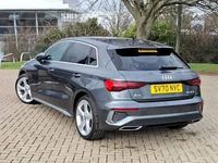 Begagnad Audi A3 S-Line 150 HK (110 kW) 2020 Grå Sedan