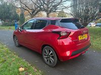 Used Nissan Micra N-Connecta 90 HP (66 kW) 2018 Red Hatchback