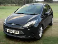 Used Ford Fiesta 96 HP (70 kW) 2010 Black Hatchback
