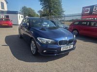 Used BMW 116 Sport Line 114 HP (83 kW) 2018 Blue Hatchback