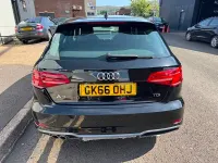 Used Audi A3 S-Line 150 HP (110 kW) 2016 Black Hatchback