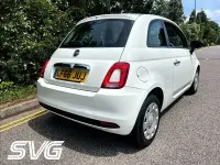 Used Fiat 500 Pop 69 HP (50 kW) 2016 White Hatchback