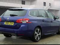 Used Peugeot 308 GT-line 2016 Blue Estate