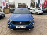 Used VW T-Roc Black Edition 113 HP (83 kW) 2020 Blue SUV
