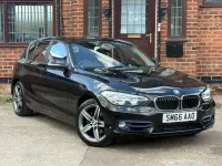 Used BMW 120 Sport Line 2016 Black Hatchback