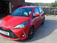 Used Toyota Yaris 111 HP (81 kW) 2019 Red Hatchback