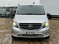 used Mercedes Vito AUTOMATIC LWB L2H1 114 Premium Alloys A/C Nav S/S Sensors Twin Side Door EU