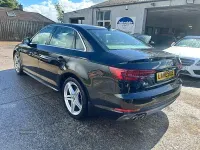 Used Audi A4 S-Line 190 HP (139 kW) 2018 Black Sedan