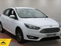 Used Ford Focus Zetec 100 HP (73 kW) 2017 White Hatchback