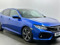 Used Honda Civic EX 126 HP (92 kW) 2019 Blue Hatchback